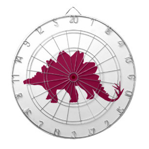 Maroon Dinosaur Dartscheibe