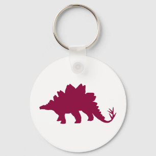 Maroon Dinosaur Schlüsselanhänger