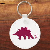 Maroon Dinosaur Schlüsselanhänger (Vorderseite)
