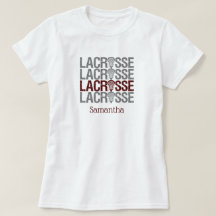 Maroon Distressed Lacrosse Word