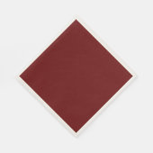 Maroon, dunkelrot serviette (Ecke)