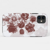 Maroon Elegant Blume Bouquet Custom iphone 5 Fall Case-Mate iPhone Hülle (Rückseite (Horizontal))