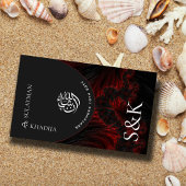 Maroon Elegant QR Code UAWG Muslim Wedding Website Begleitkarte