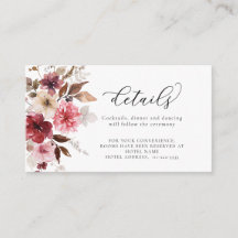 Maroon Fall Blume Laves Burgundy Wedding Details