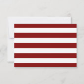 Maroon Flat Note Card Mitteilungskarte (Rückseite)