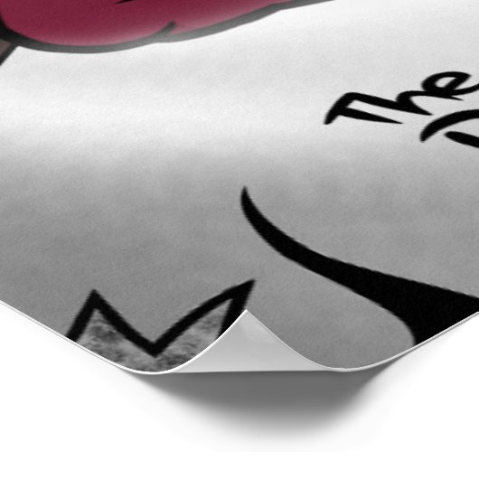 Maroon Fluchtplakat Poster (Ecke)