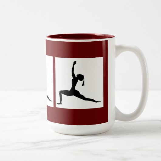 Maroon Fun Designs - Combo Coffee Tasse/ Cup (15 O Zweifarbige Tasse (Rechts)