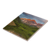 Maroon Glocken Reflektion von Calm Maroon Fliese (Seite)