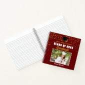 Maroon Gold Abschluss Foto Autograph Gast Notizblock (Innenseite)