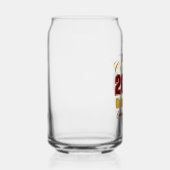 Maroon Gold Class of 2026 Graduation Party Dosenglas (Rechts)