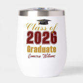 Maroon Gold Customized Class of 2026 Graduation (Vorderseite)