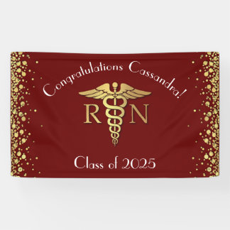 Maroon Gold der Nurse Nursing School Graduation Pa Banner