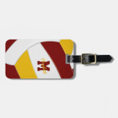Maroon Gold Girls Jungs Mannschaft Geschenke Volle Gepäckanhänger (Vorderseite horizontal)
