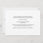 Maroon Gold Law School Abschluss Foto Ankündigung (Rückseite)