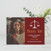 Maroon Gold Law School Graduate Foto