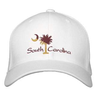 Maroon/Gold SC Palmetto Moon bestickter Hut