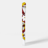 Maroon Gold Team färbt gürtelige Volleyballs Case-Mate iPhone Hülle (Rückseite / Rechts)