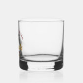 Maroon Gold Uni-Abschluss Custom Graduate Whiskyglas (Links)