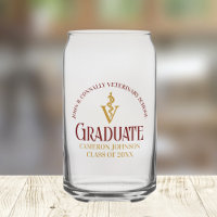 Maroon Gold Veterinary School Abschluss Custom