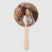 Maroon Gold Veterinary School Graduation Party Fächer (Rückseite)