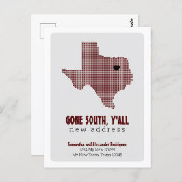 Maroon Gone South, Y'all Moving Postkarte