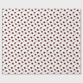 Maroon Graduation Cap Toss Geschenkpapier (Flach)