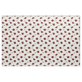 Maroon Graduation Cap Toss Stoff (Fat Quarter (45,7 x 55,9 cm))