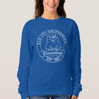 Maroon Groundhogs Darker Sweatshirt - Damen
