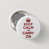Maroon halten Sie ruhig und fahren fort Button (Vorne & Hinten)