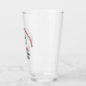 Maroon High School Fußballmannschaft Personalized Glas (Links)