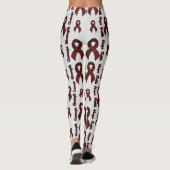 Maroon Hope Faith Strength Courage...APS Leggings (Rückseite)