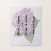 Maroon Hydrangea Wedding Products Puzzle (Vertikal)