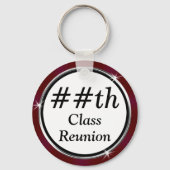 Maroon JEAR, preiswerte Klasse Wiedersehen Geschen Schlüsselanhänger (Rückseite)