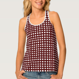Maroon Karo Gameday Racerback Top