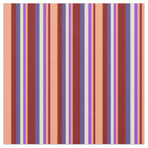 Maroon, Lachs, Dunkle Orchidee, Bisque & Slate Blu Stoff