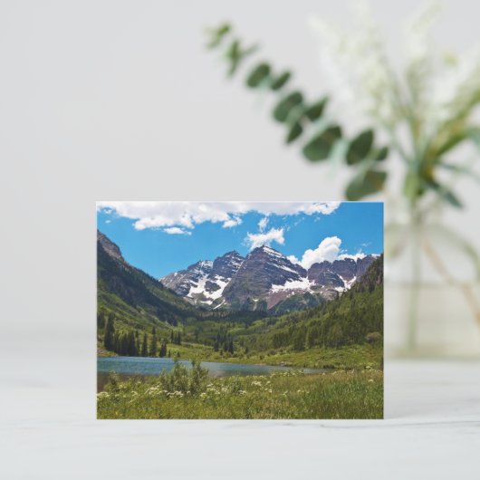 Maroon Lake Postkarte (Stehend Vorderseite)