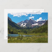 Maroon Lake Postkarte (Vorne/Hinten)