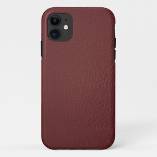 Maroon Leather Look iPhone 5 Fall Case-Mate iPhone Hülle