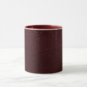 Maroon Leather Tasse (Zentrum)