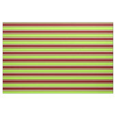Maroon, Light Green und Minze Cream Muster Stoff (Fat Quarter (45,7 x 55,9 cm))