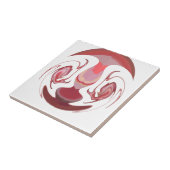 Maroon Majestät: Rustikale Strahlung in texturiert Fliese (Seite)