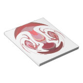 Maroon Majestät: Rustikale Strahlung in texturiert Notizblock (angewinkelt)