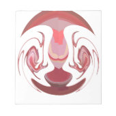 Maroon Majestät: Rustikale Strahlung in texturiert Notizblock (Vorderseite)