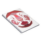 Maroon Majestät: Rustikale Strahlung in texturiert Notizblock (Rechte Seite)