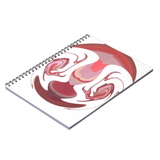 Maroon Majestät: Rustikale Strahlung in texturiert Notizblock (Linke Seite)