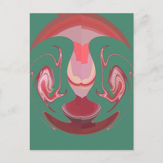 Maroon Majestät: Rustikale Strahlung in texturiert Postkarte (Vorderseite)