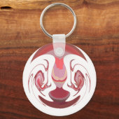 Maroon Majestät: Rustikale Strahlung in texturiert Schlüsselanhänger (Vorderseite)