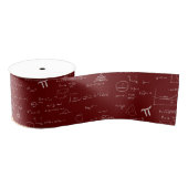 Maroon Math Equations Formeln Algebra Ribbon Ripsband (Spule)