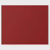 Maroon Matte Wrapping Paper Geschenkpapier (Flach)