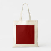 Maroon Minimal Retro Abschluss Tote Bag Tragetasche (Rückseite)